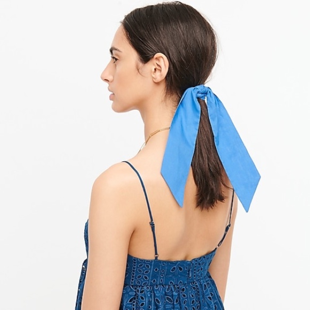 J. Crew Twilly Scrunchie In Cotton - Picture 2 of 4